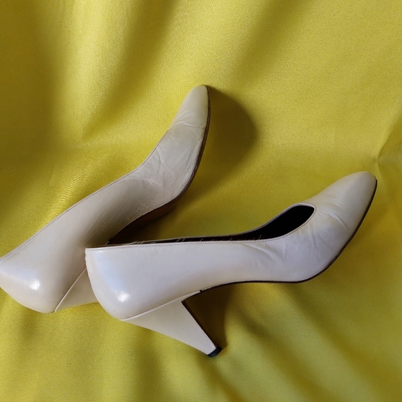 Vintage Woman Shoes Evan-Picone All Leather Made in Spain Size 8 N - Picture 9 of 11